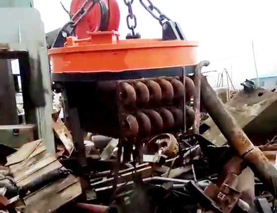 电磁吸盘设备使用实景