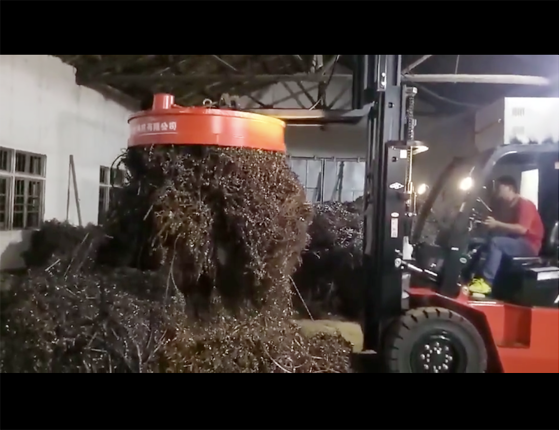 电磁吸盘设备使用实景